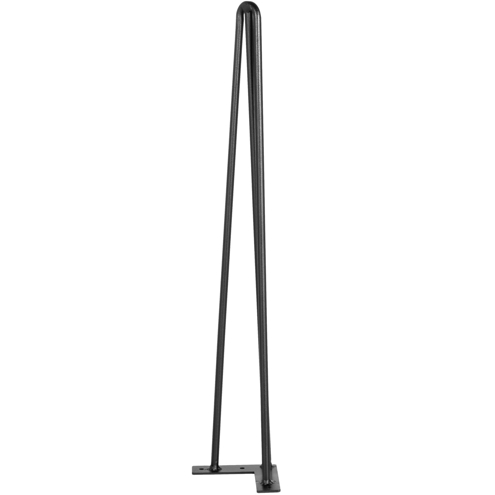 Hairpin Table Legs 20" Black Set Of 4 Desk Legs 880lbs Load Capacity (Each 220lbs) Hairpin Desk Legs 3 Rods For Bench Desk Dining End Table Chairs Carbon Steel DIY Heavy Duty Furniture Legs_maomaolike.com
